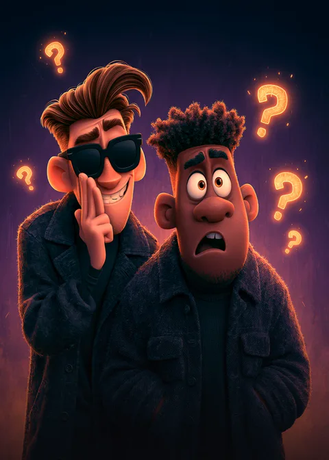 Doppelgänger-Frage — das Flunker-Hauptspiel
